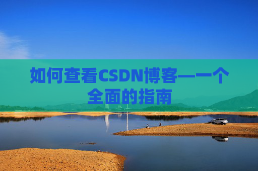 如何查看CSDN博客—一个全面的指南